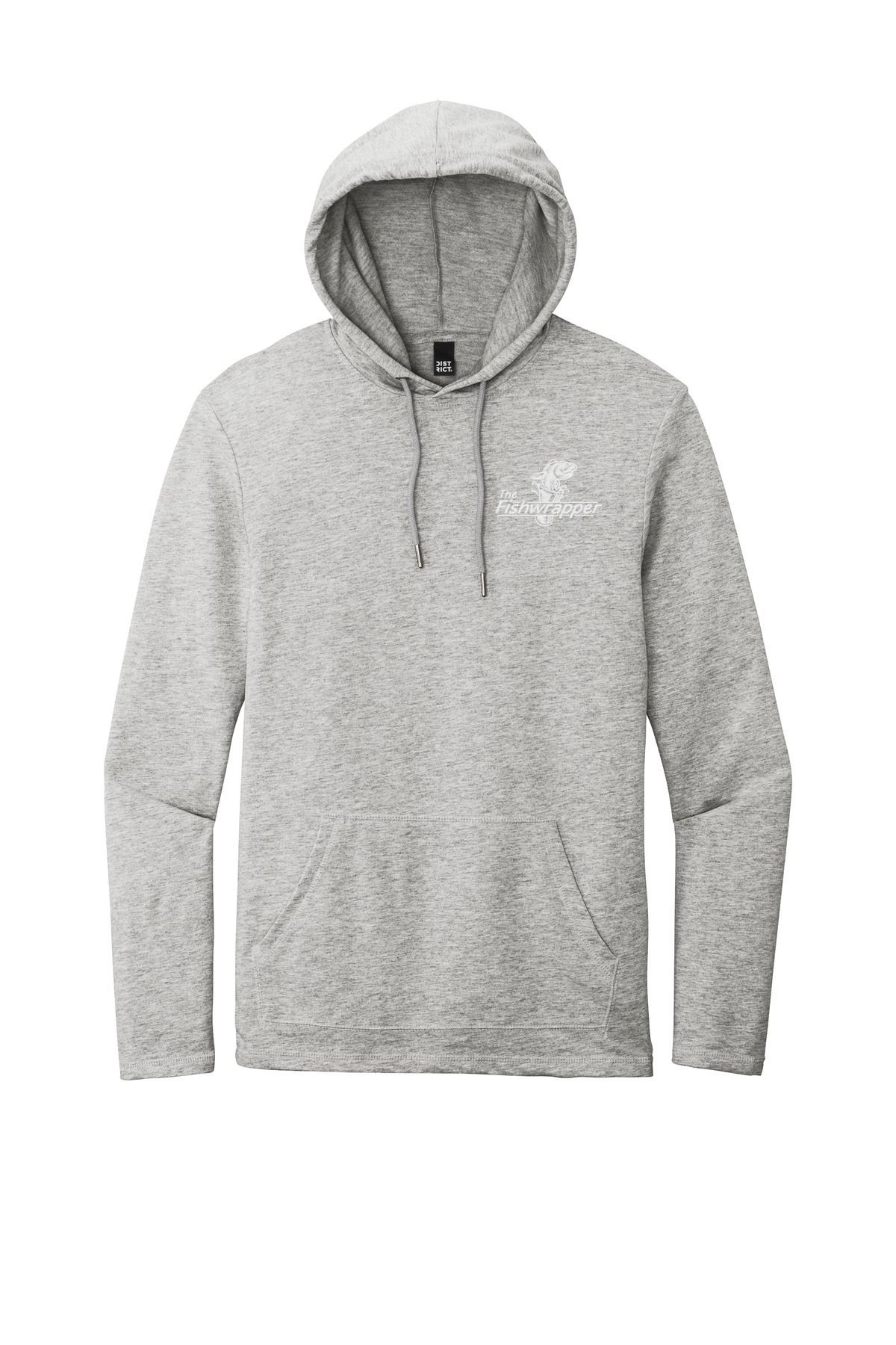 Variant Image for DT571 - District® Featherweight French Terry™ Hoodie - FW - 1 Color White - Website Little Mountain Printing