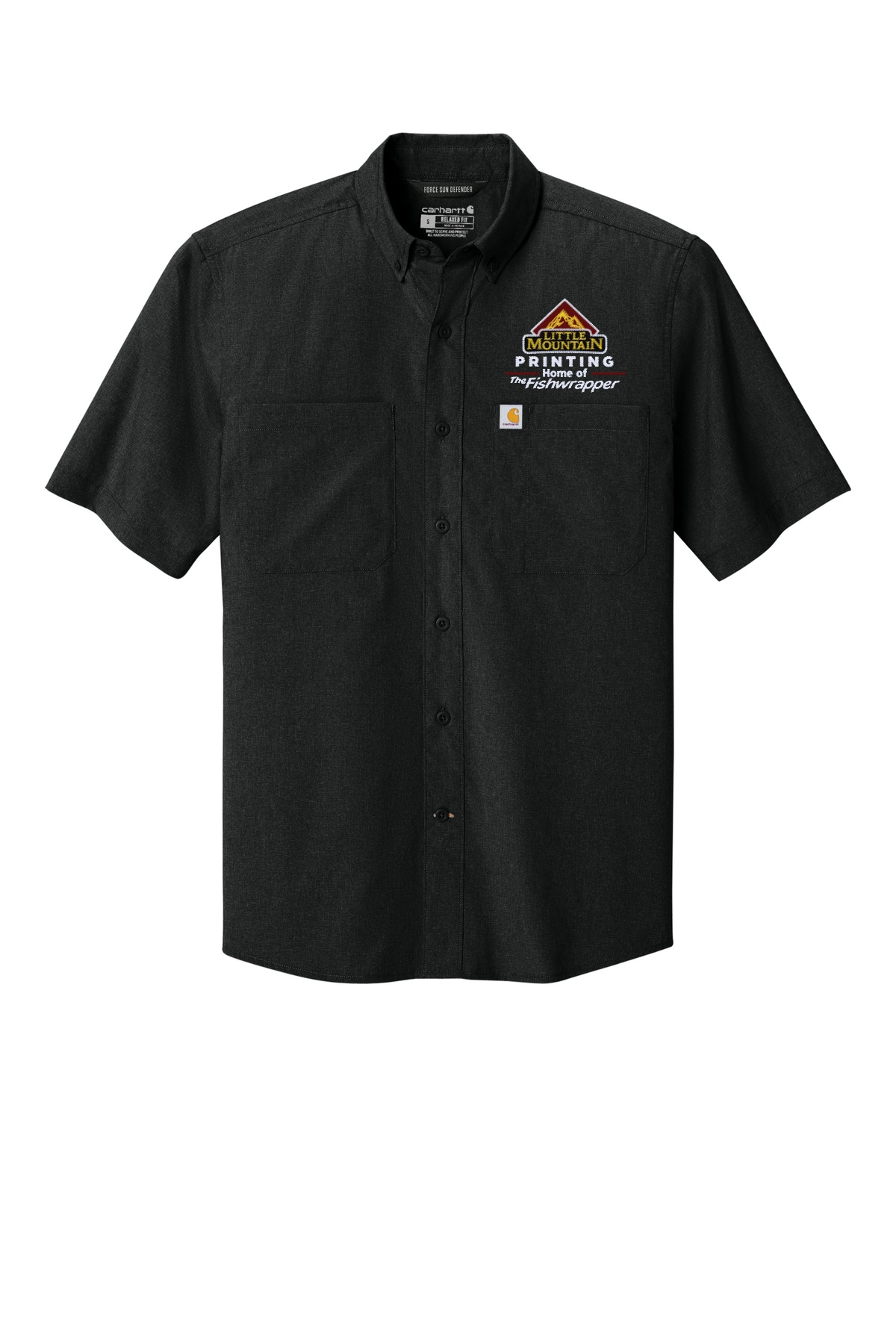Variant Image for CT107107 - Carhartt Force® Sun Defender™ Short Sleeve Shirt - LMP - 3-Color White - Website Little Mountain Printing