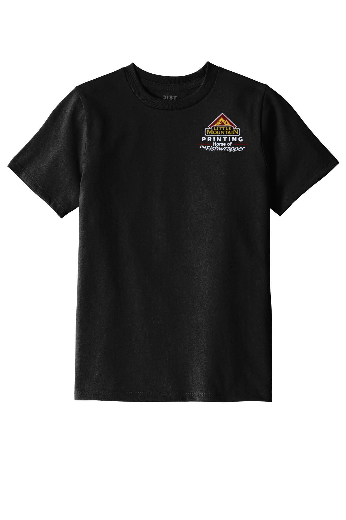 Variant Image for DT8000Y - District ® Youth Re-Tee ® - LMP - 3 Color - Maroon,White,Gold - Website Little Mountain Printing
