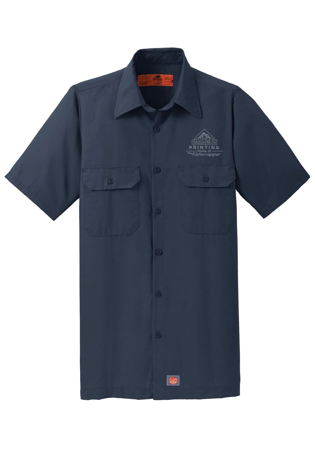 Variant Image for SY60 - Red Kap® Short Sleeve Solid Ripstop Shirt - LMP - 1 Color - Tone on Tone - Website Little Mountain Printing