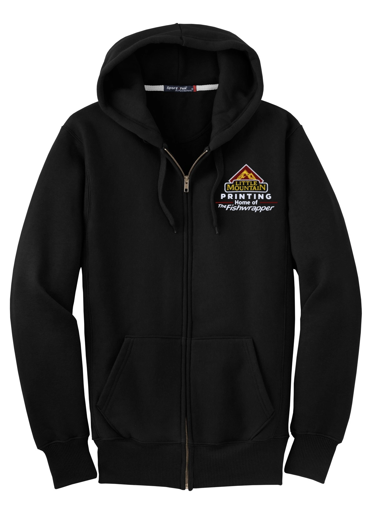 Variant Image for F282 - Sport-Tek® Super Heavyweight Full-Zip Hooded Sweatshirt. - LMP - 3 Color - Maroon,White,Gold - Website Little Mountain Printing