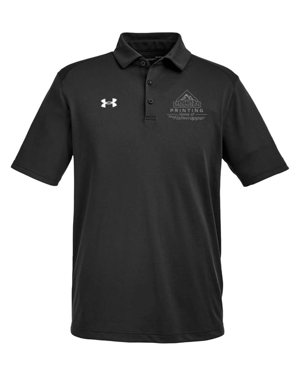 Variant Image for 1370399 - Under Armour Men's Tech™ Polo - LMP - 1 Color - Tone on Tone - Website Little Mountain Printing