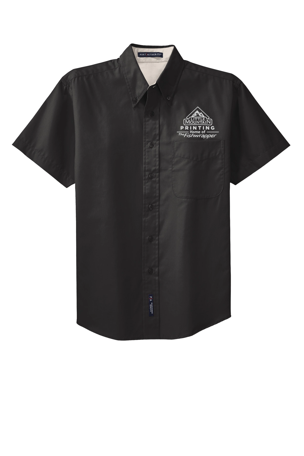 Variant Image for TLS508 - Port Authority® Tall Short Sleeve Easy Care Shirt. - LMP - 1 Color - White - Website Little Mountain Printing
