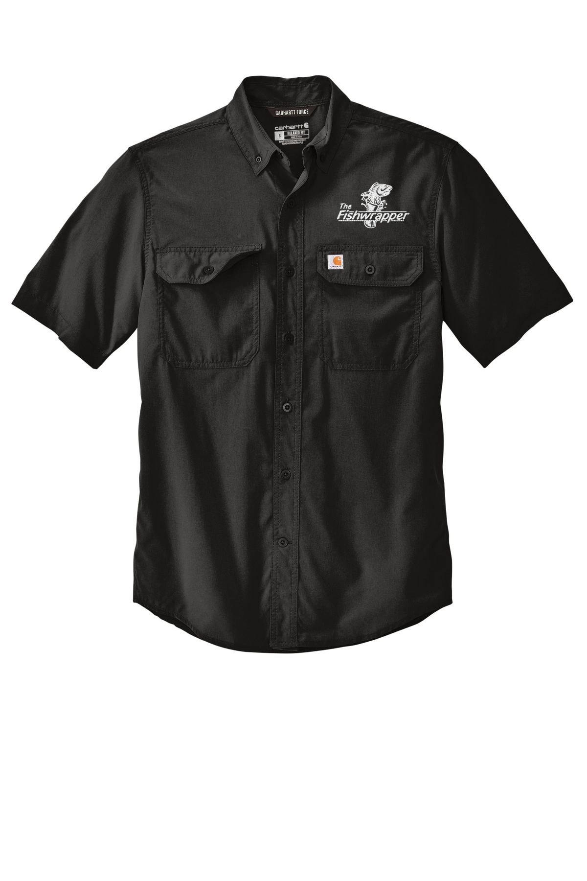 Variant Image for CT105292  - Carhartt Force® Solid Short Sleeve Shirt - FW - 1 Color White - Website Little Mountain Printing