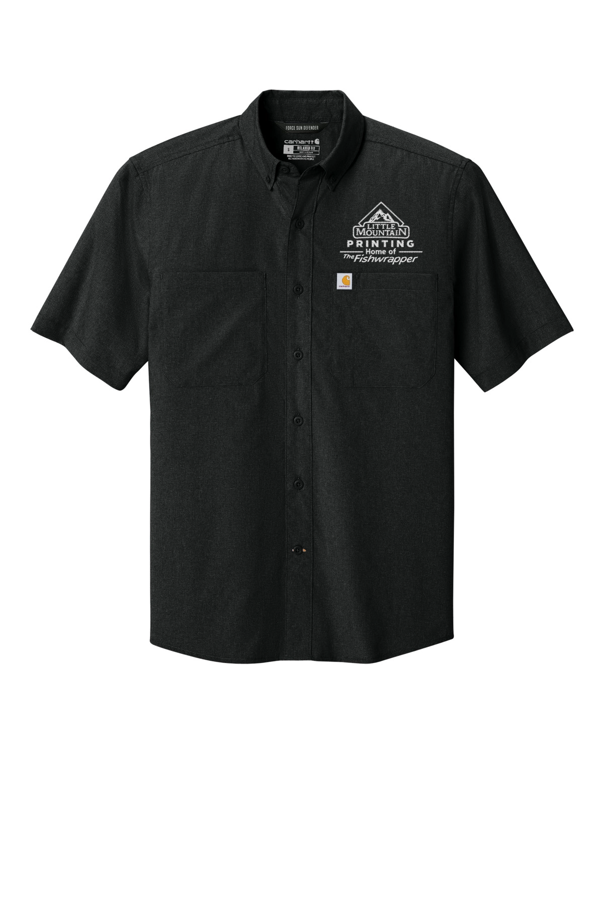 Variant Image for CT107107 - Carhartt Force® Sun Defender™ Short Sleeve Shirt - LMP - 1 Color - White - Website Little Mountain Printing