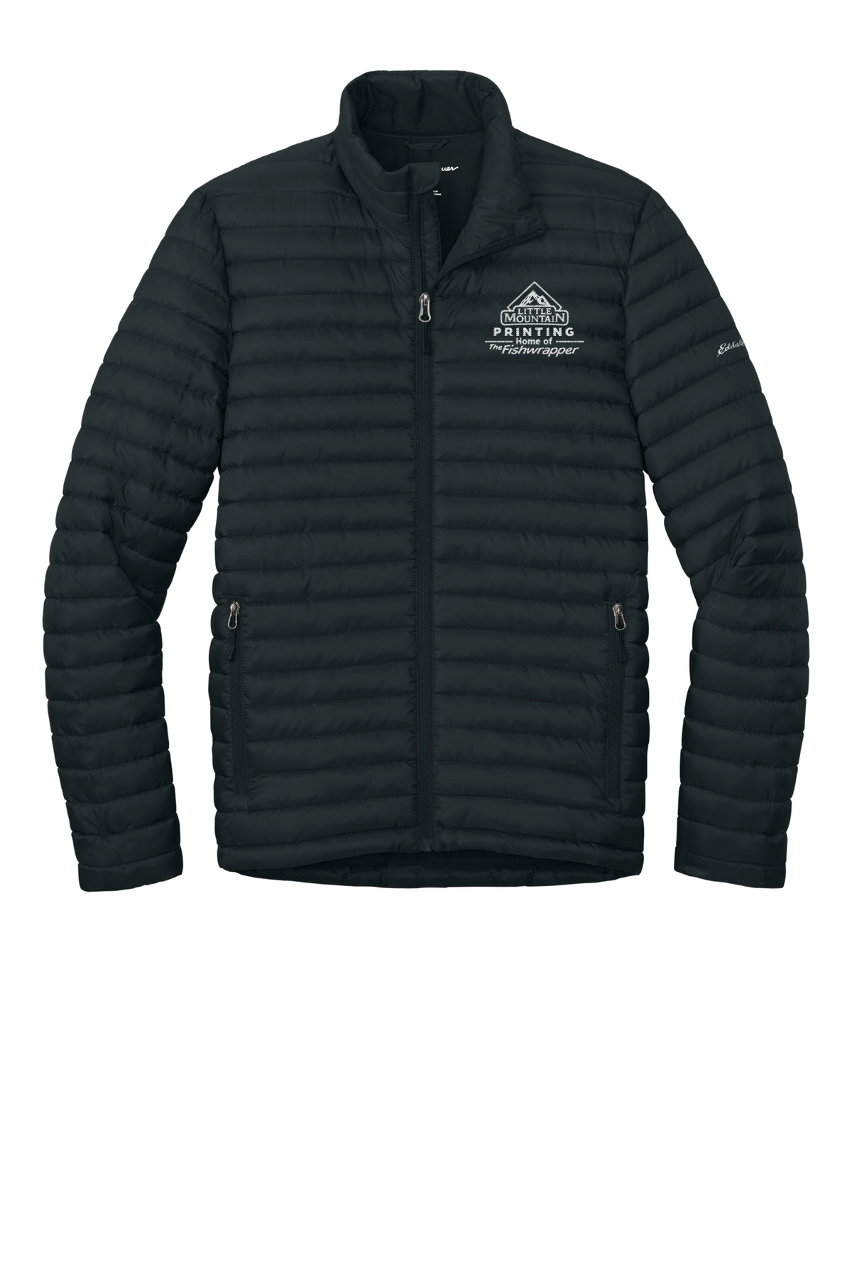 Variant Image for EB514 - Eddie Bauer® Packable Quilted Full-Zip - LMP - 1 Color - White - Website Little Mountain Printing