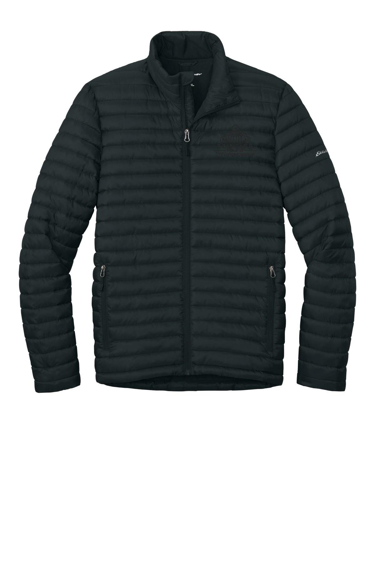Variant Image for EB514 - Eddie Bauer® Packable Quilted Full-Zip - LMP - 1 Color - Black - Website Little Mountain Printing