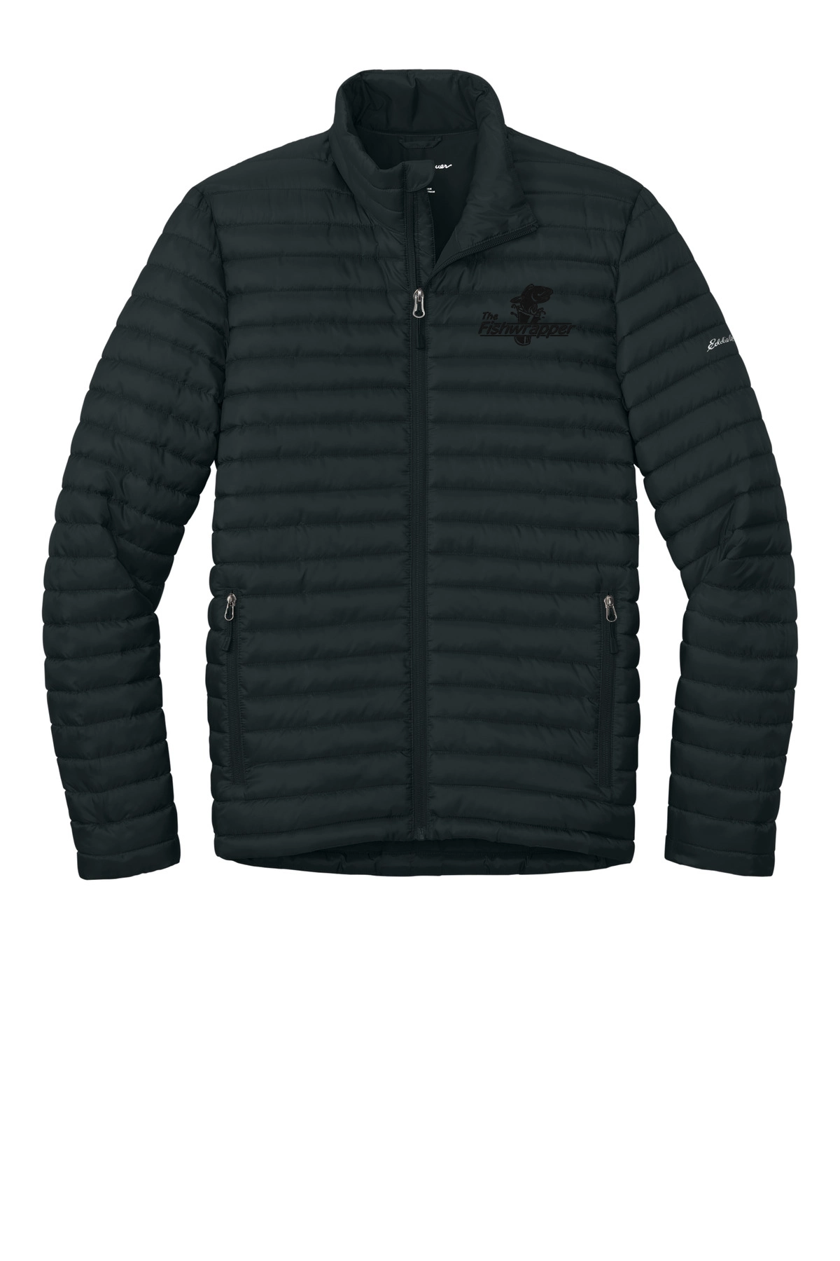 Variant Image for EB514 - Eddie Bauer® Packable Quilted Full-Zip - FW - 1 Color Black - Website Little Mountain Printing