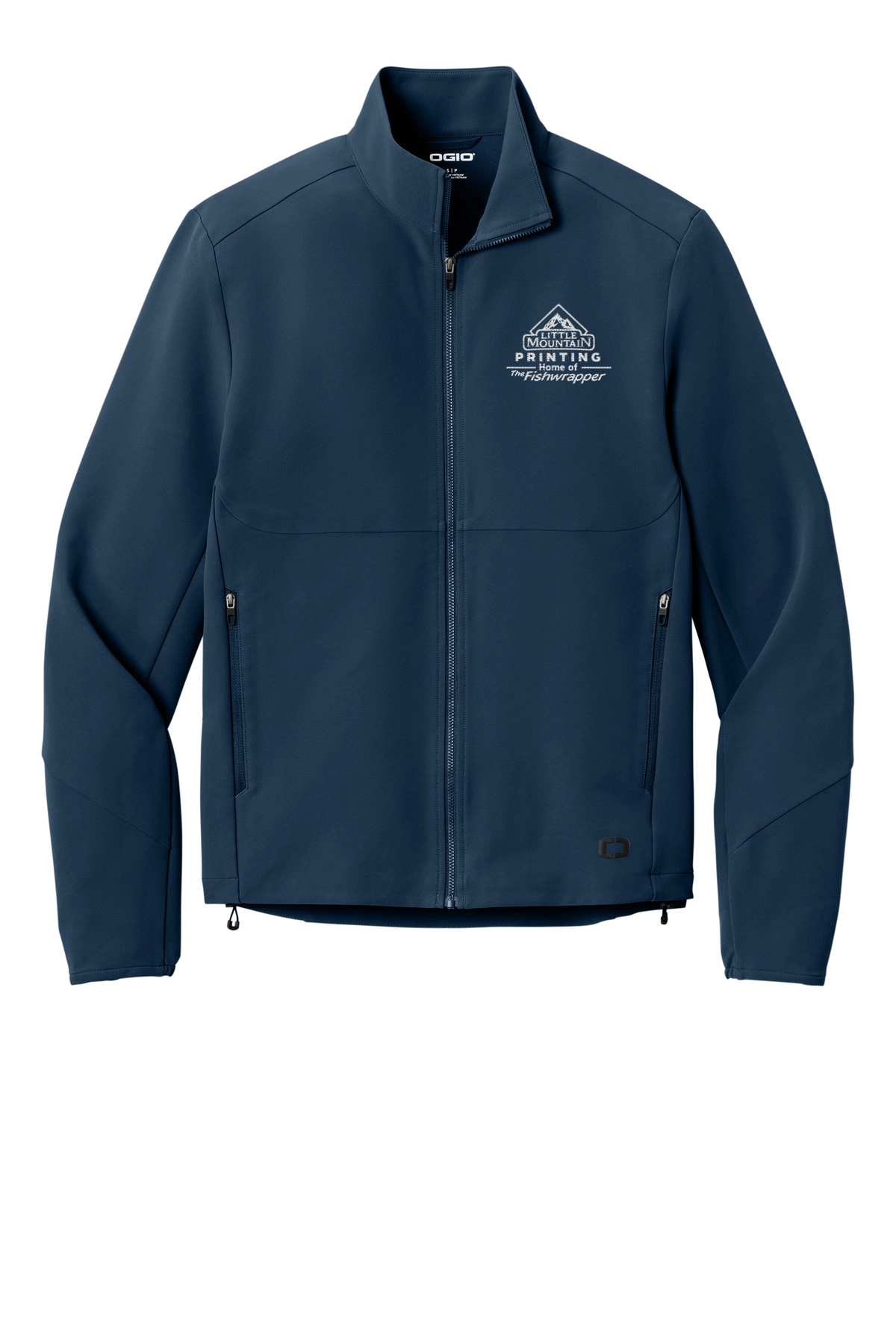 Variant Image for OG740 - OGIO® Kinetic Soft Shell - LMP - 1 Color - White - Website Little Mountain Printing