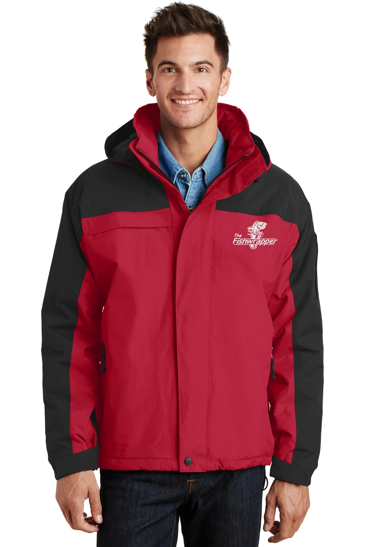 Variant Image for J792 - Port Authority® Nootka Jacket - FW - 1 Color White - Website Little Mountain Printing