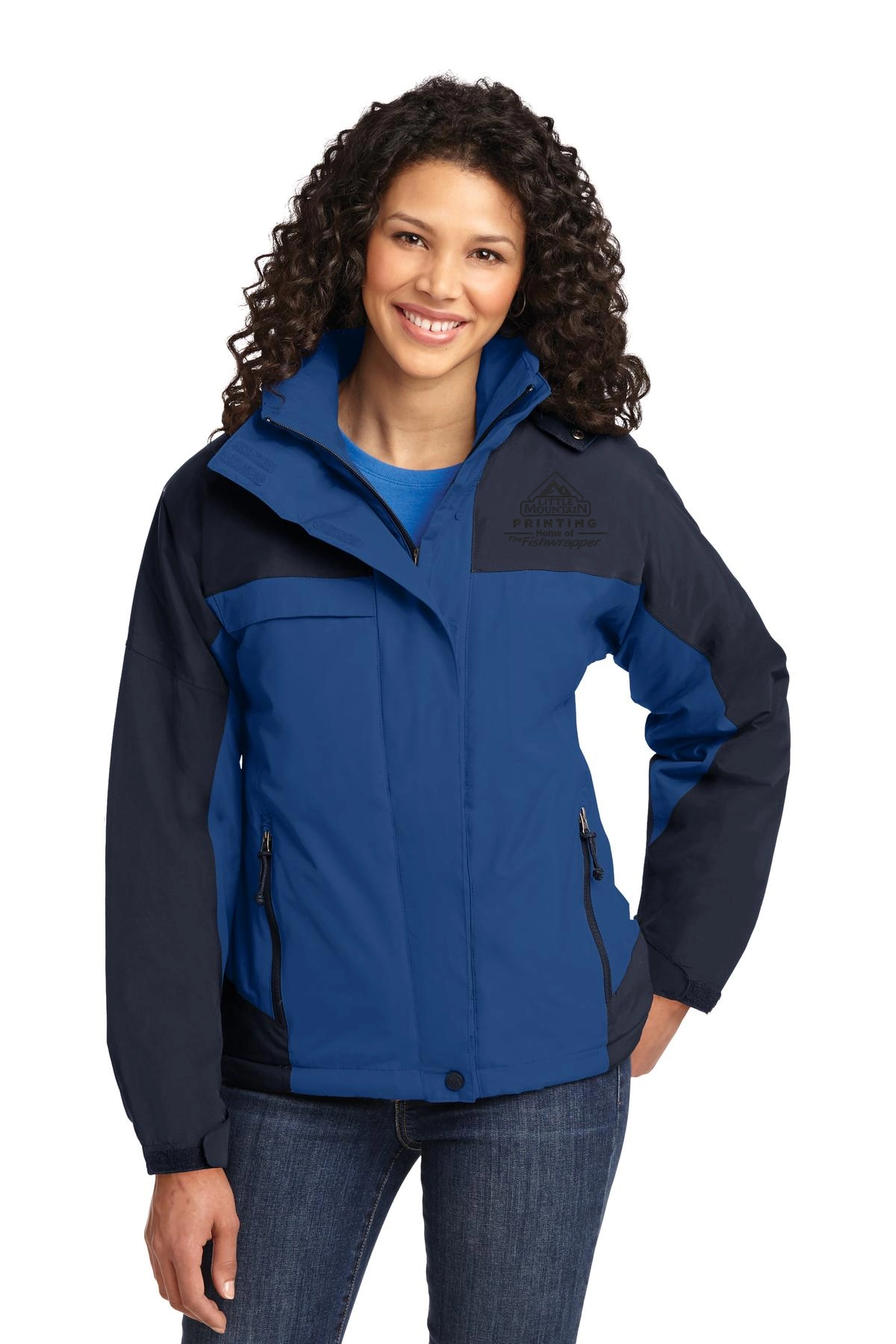 Variant Image for L792 - Port Authority® Women's Nootka Jacket - LMP - 1 Color - Black - Website Little Mountain Printing
