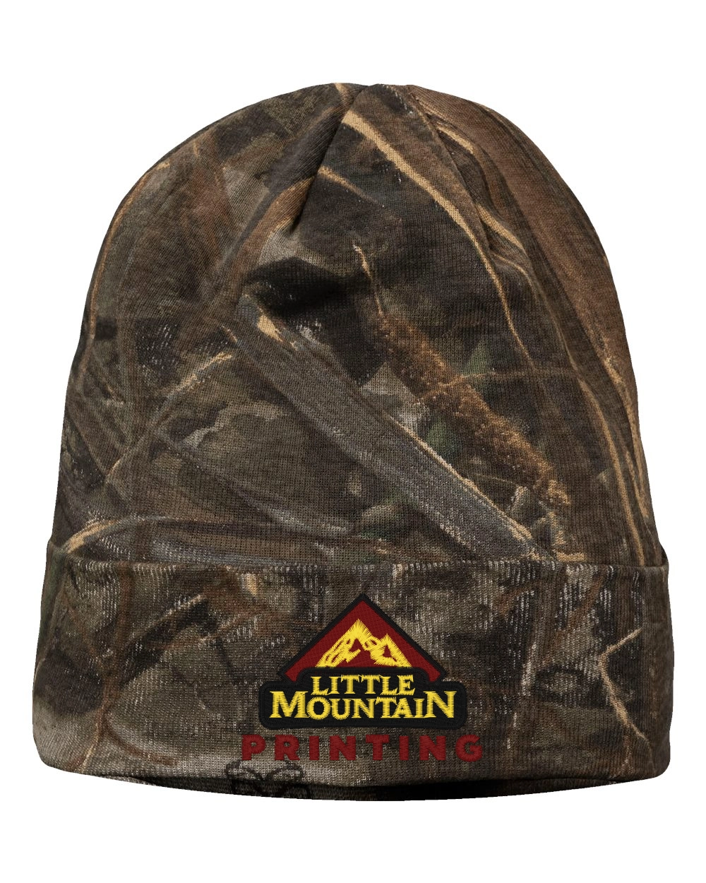 Variant Image for LCB12 - Kati 12" Licensed Camo Cuffed Beanie - LMP Only- 3 Color Black - Website Little Mountain Printing