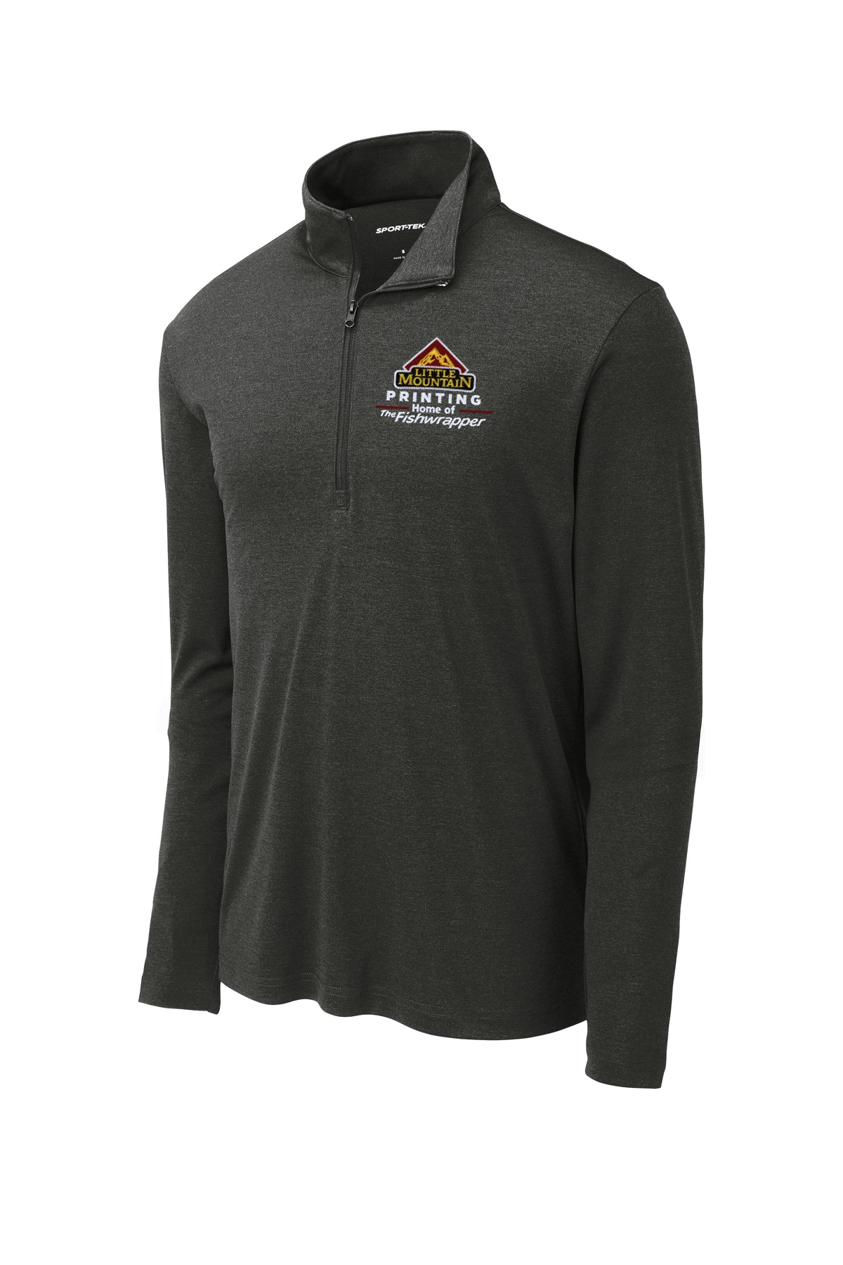 Variant Image for ST469 - Sport-Tek® Endeavor 1/2-Zip Pullover - LMP - 3-Color White - Website Little Mountain Printing