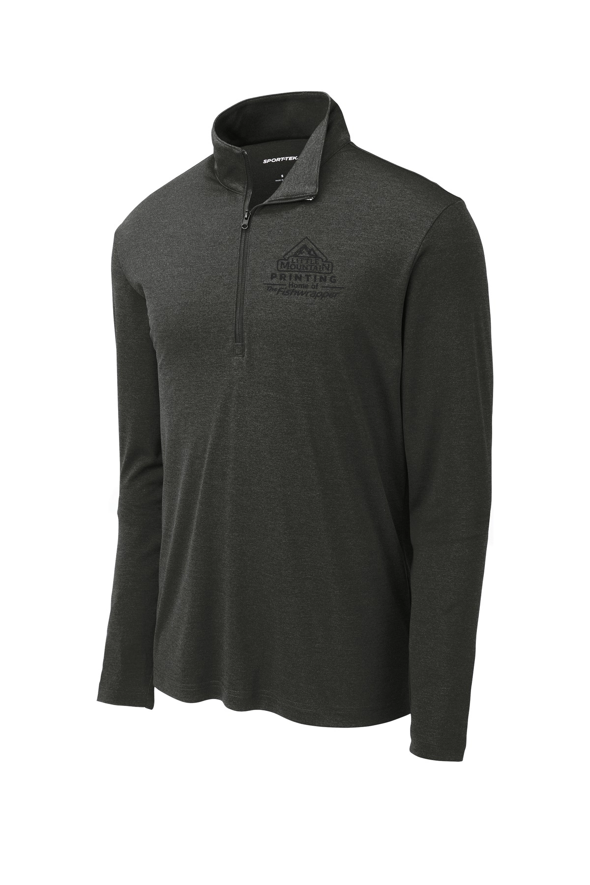 Variant Image for ST469 - Sport-Tek® Endeavor 1/2-Zip Pullover - LMP - 1 Color - Black - Website Little Mountain Printing