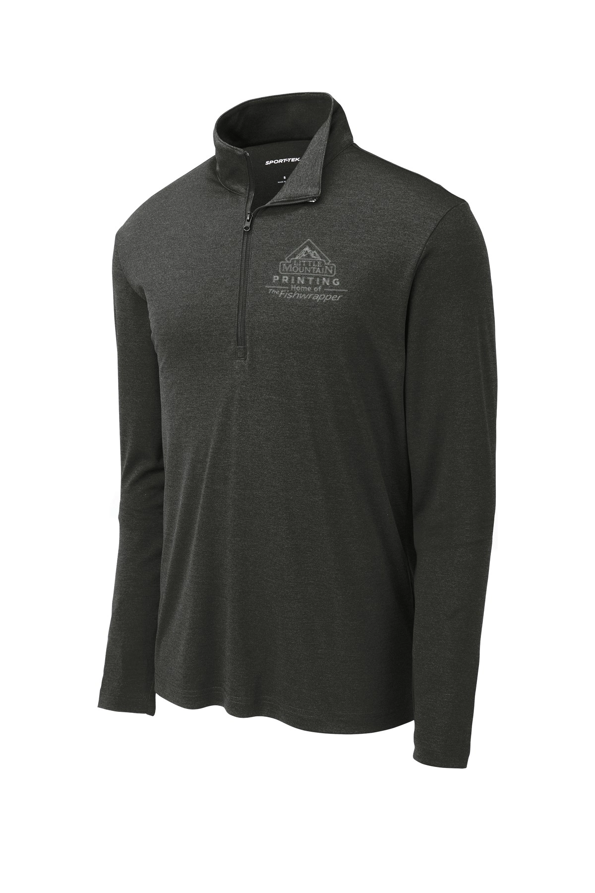 Variant Image for ST469 - Sport-Tek® Endeavor 1/2-Zip Pullover - LMP - 1 Color - Tone on Tone - Website Little Mountain Printing
