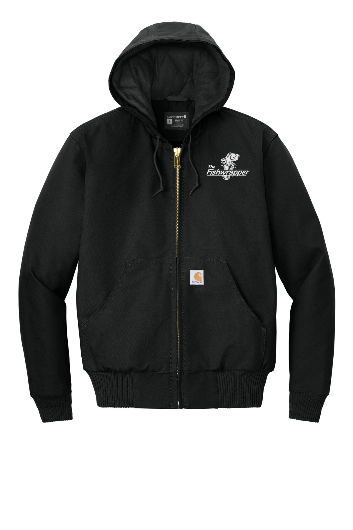 Variant Image for CTT106677 - Carhartt® Tall Quilted-Flannel-Lined Duck Active Jac - FW - 1 Color White - Website Little Mountain Printing