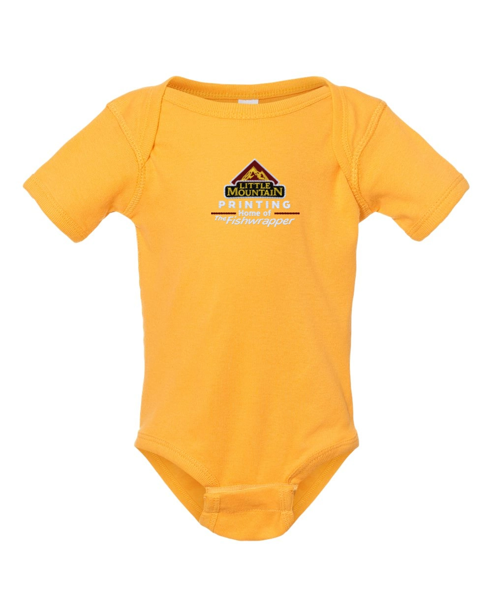 Variant Image for  4400 - Rabbit Skins Infant Baby Rib Bodysuit - LMP - 3 Color - Maroon,White,Gold - Website Little Mountain Printing