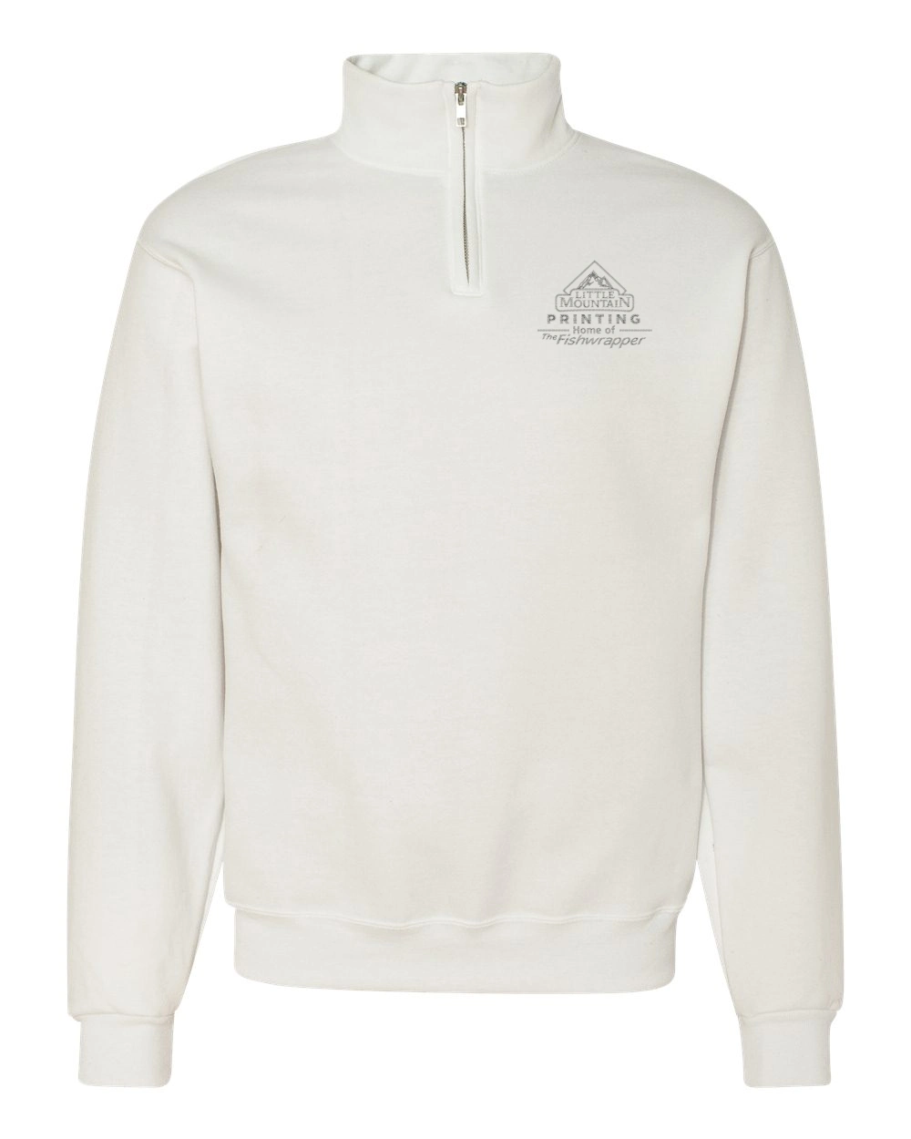 Variant Image for 995MR - JERZEES Nublend® Cadet Collar Quarter-Zip Sweatshirt - LMP - 1 Color - Two Tone - Website Little Mountain Printing