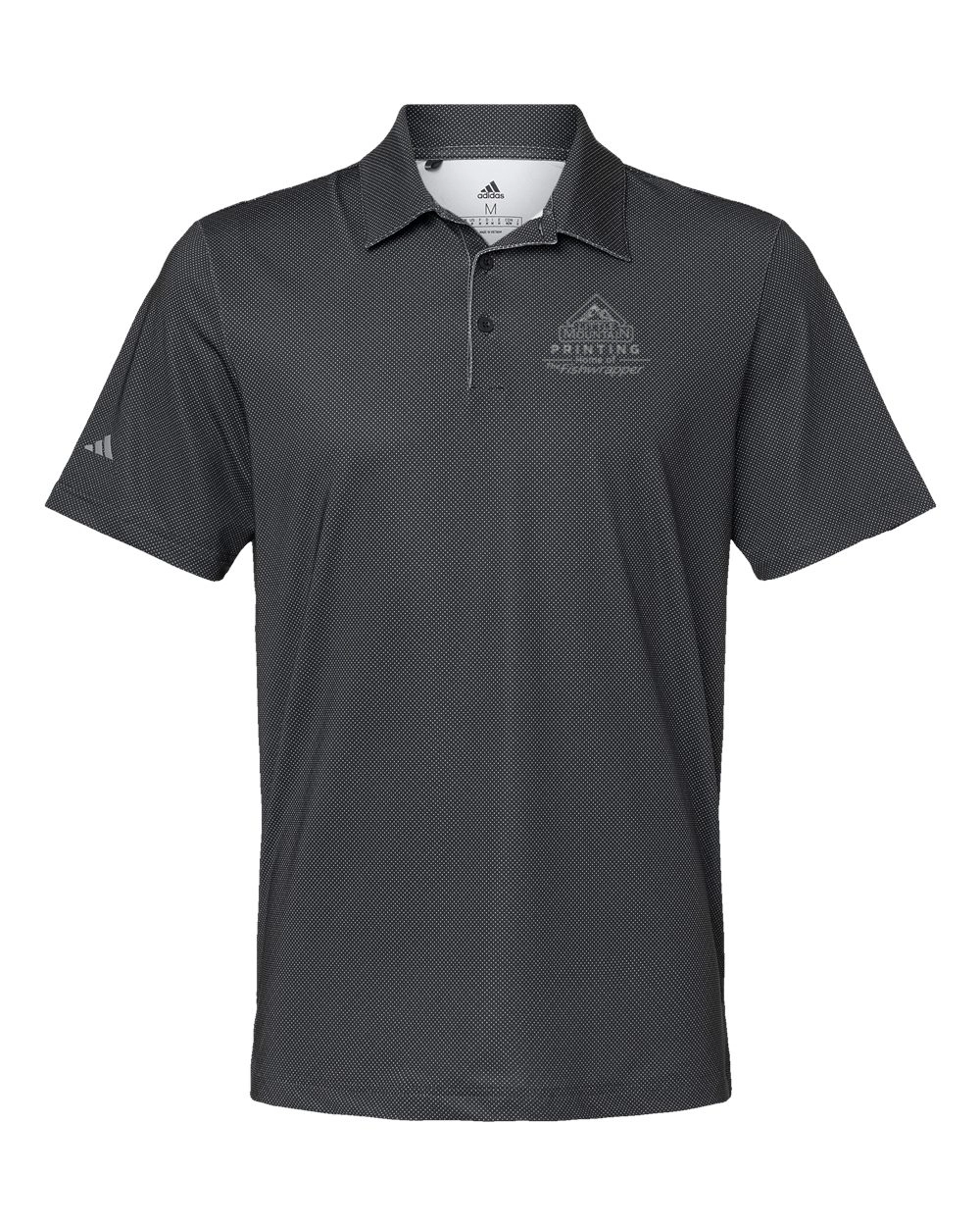 Variant Image for A498 - Adidas - Diamond Dot Print Sport Shirt - LMP - 1 Color - Two Tone - Website Little Mountain Printing