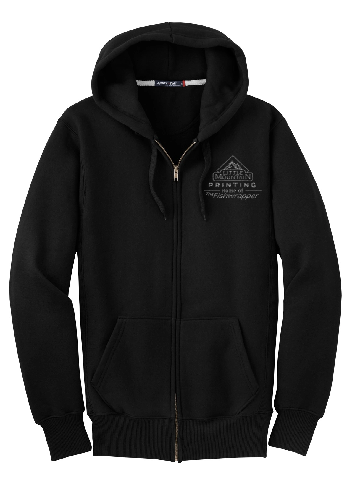 Variant Image for F282 - Sport-Tek® Super Heavyweight Full-Zip Hooded Sweatshirt. - LMP - 1 Color - Two Tone - Website Little Mountain Printing