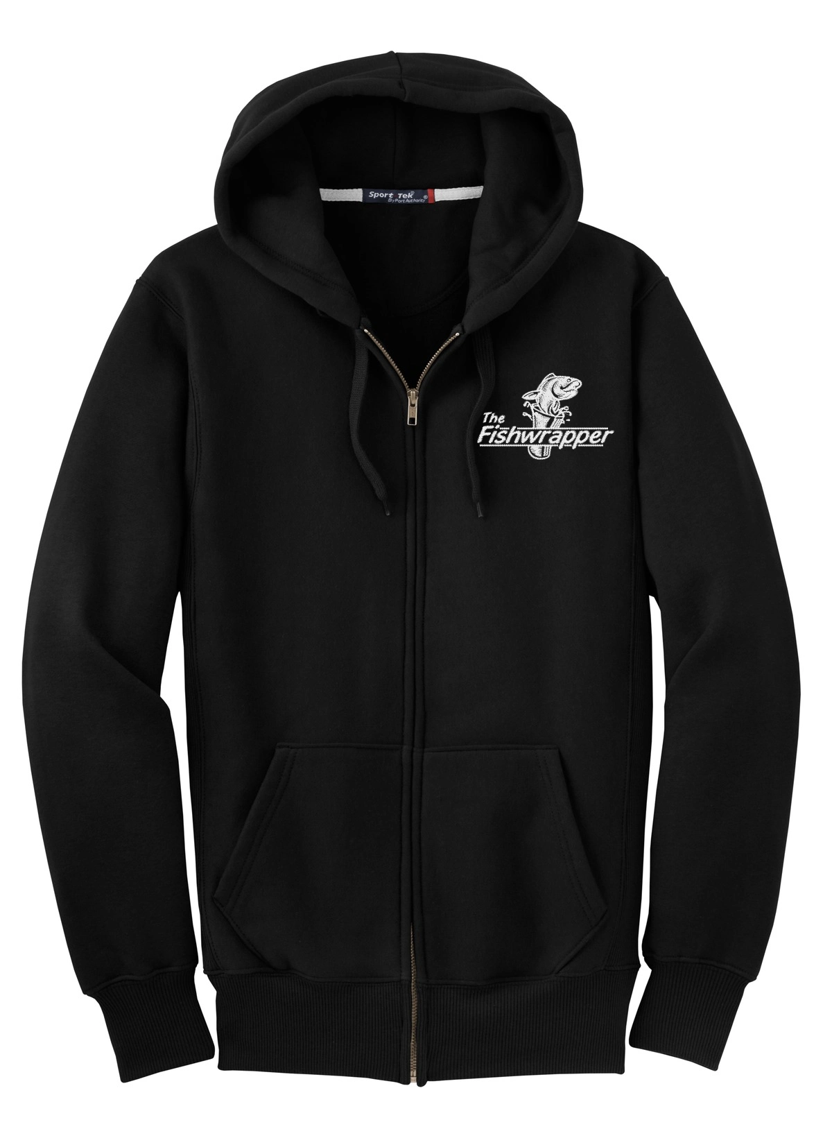 Variant Image for F282 - Sport-Tek® Super Heavyweight Full-Zip Hooded Sweatshirt. - FW - 1 Color White - Website Little Mountain Printing