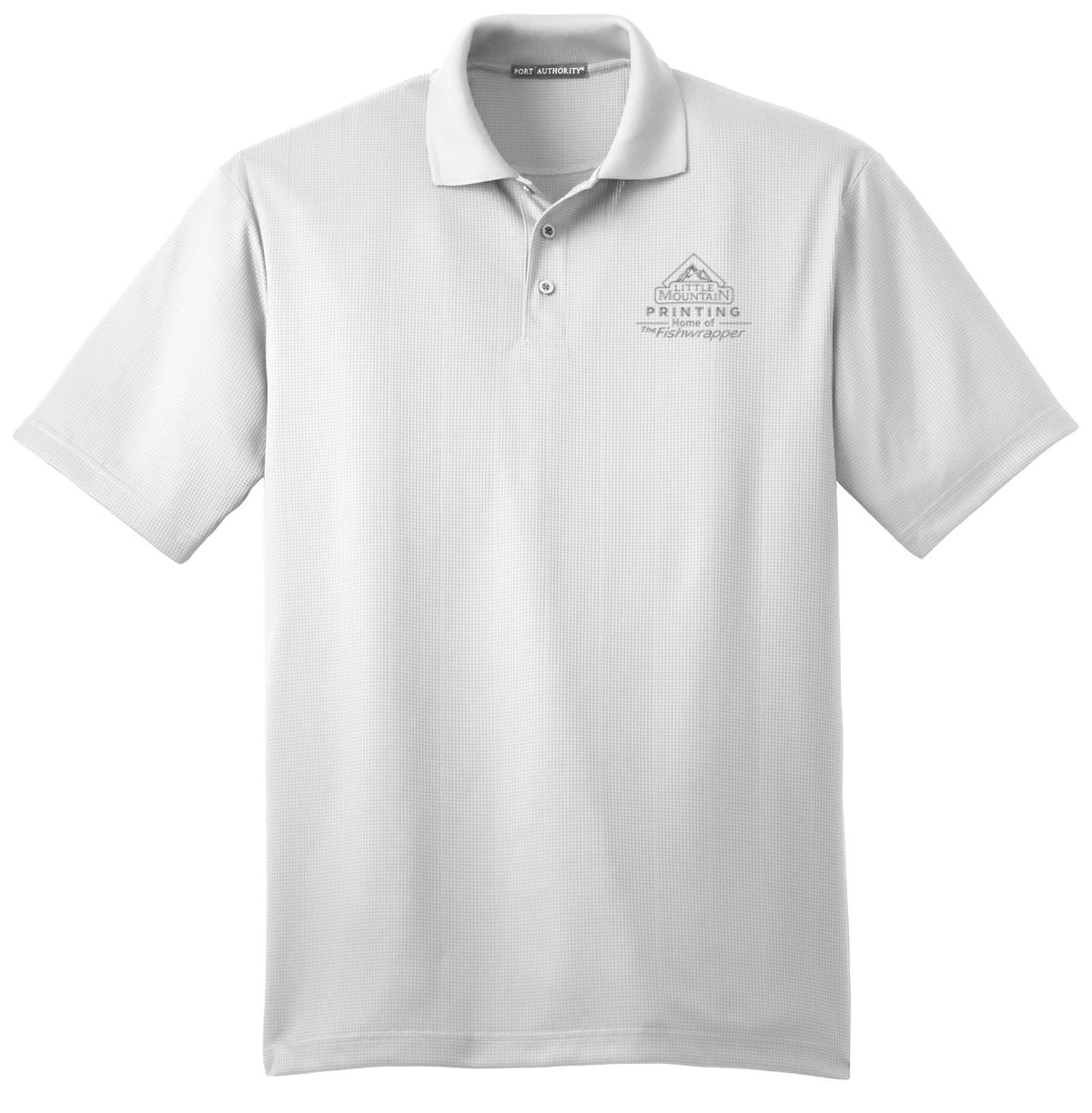 Variant Image for K528 - Port Authority® Performance Fine Jacquard Polo. - LMP - 1 Color - Two Tone - Website Little Mountain Printing
