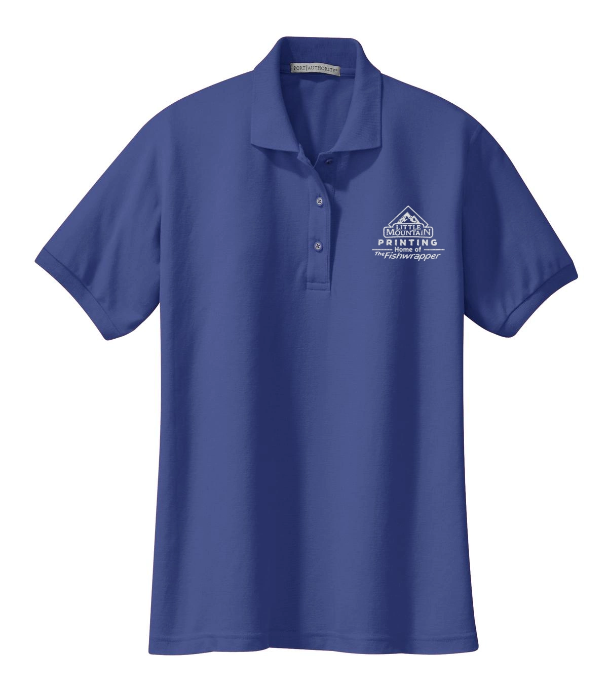 Variant Image for L500  - Port Authority® Women's Silk Touch™ Polo - LMP - 1 Color - White - Website Little Mountain Printing