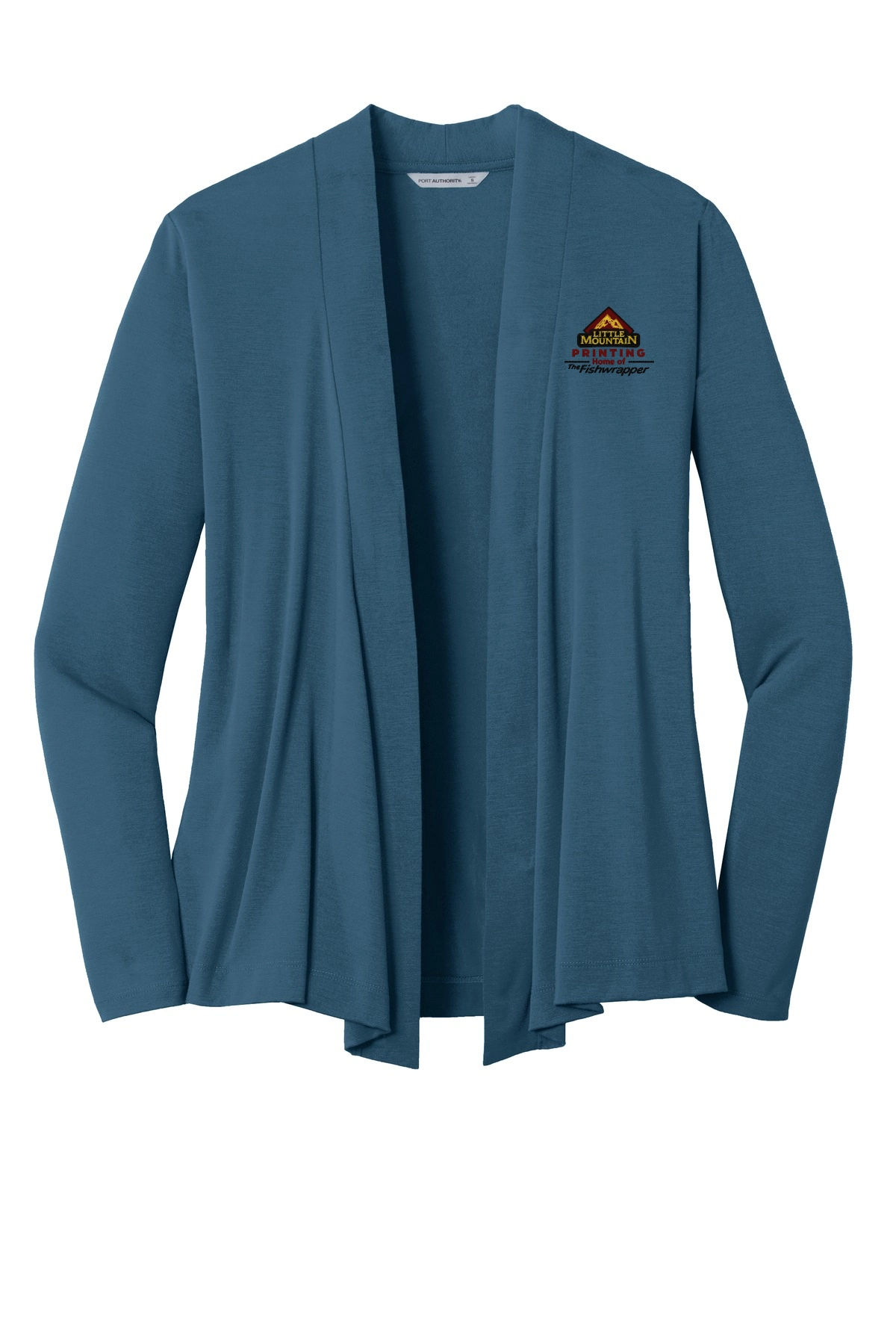Variant Image for L5430 - Port Authority® Ladies Concept Open Cardigan. - LMP - 3 Color - Maroon,Black,Gold - Website Little Mountain Printing