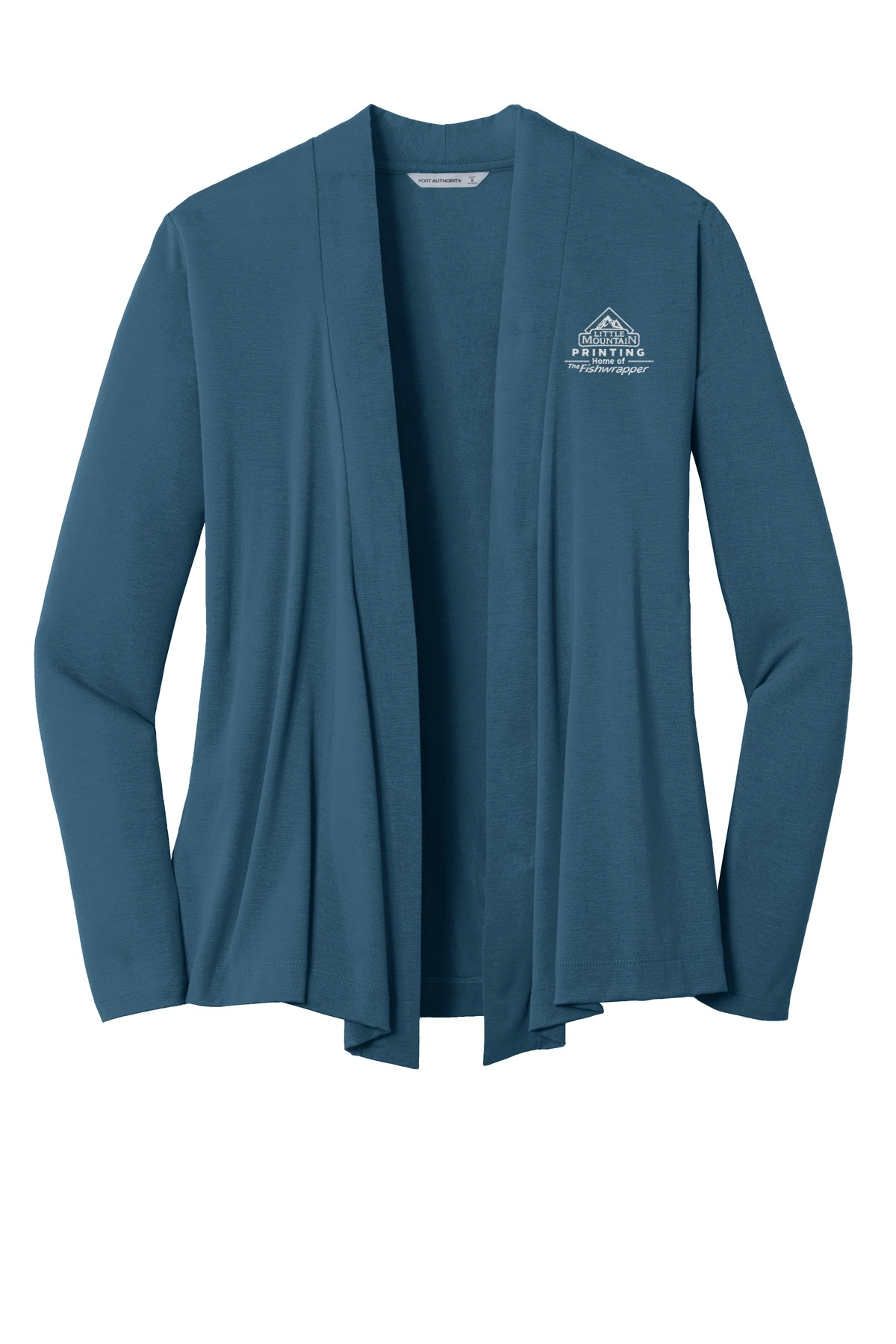 Variant Image for L5430 - Port Authority® Ladies Concept Open Cardigan. - LMP - 1 Color - White - Website Little Mountain Printing