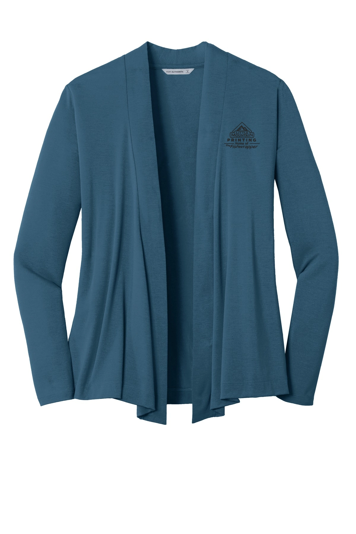 Variant Image for L5430 - Port Authority® Ladies Concept Open Cardigan. - LMP - 1 Color - Black - Website Little Mountain Printing