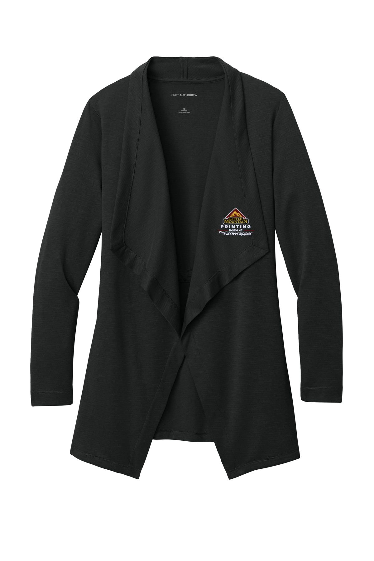 Variant Image for LK820  - Port Authority® Women’s Breakwater Open Cardigan - LMP - 3 Color - Maroon,White,Gold - Website Little Mountain Printing