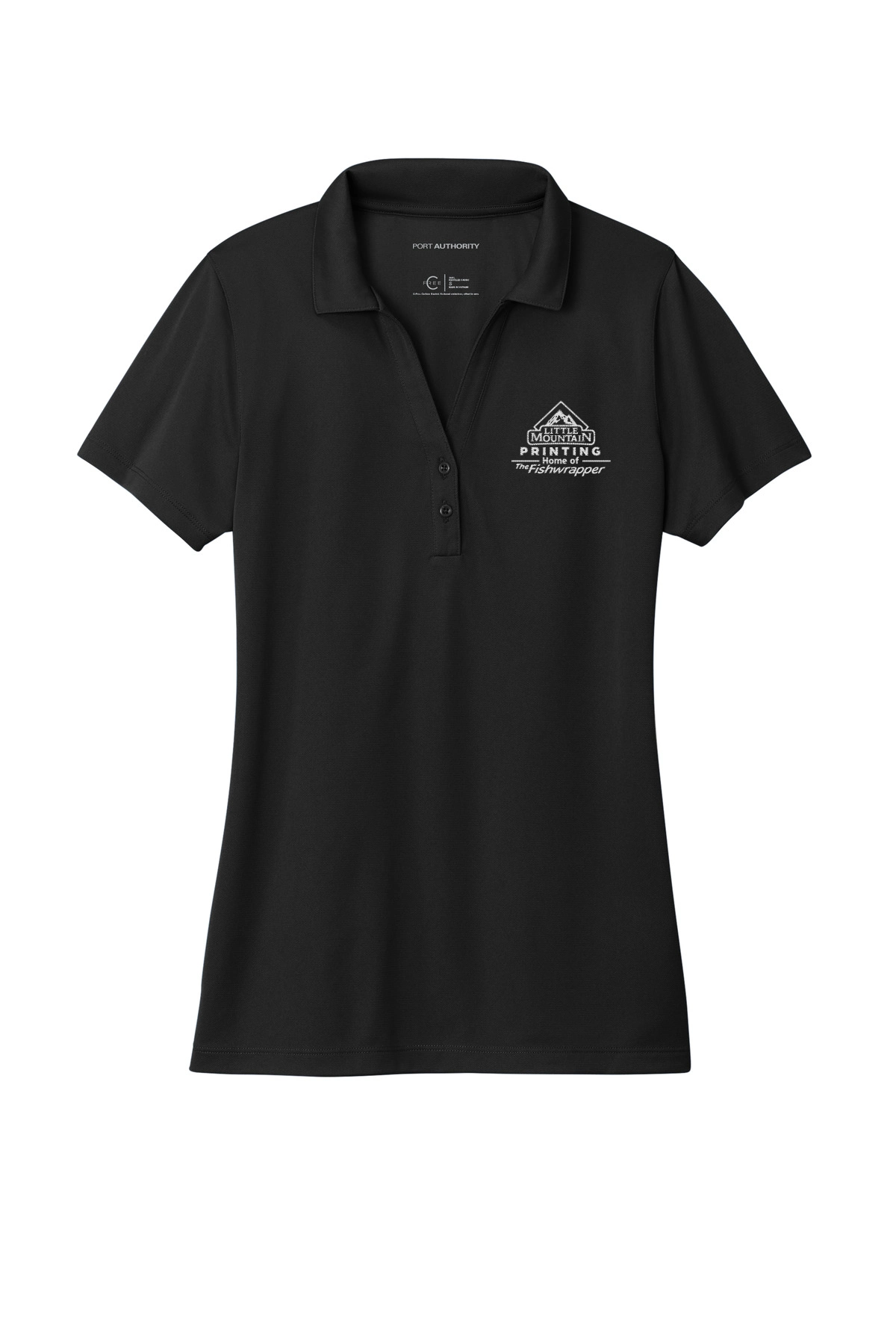 Variant Image for LK863  - Port Authority® Women's C-FREE® Performance Polo - LMP - 1 Color - White - Website Little Mountain Printing