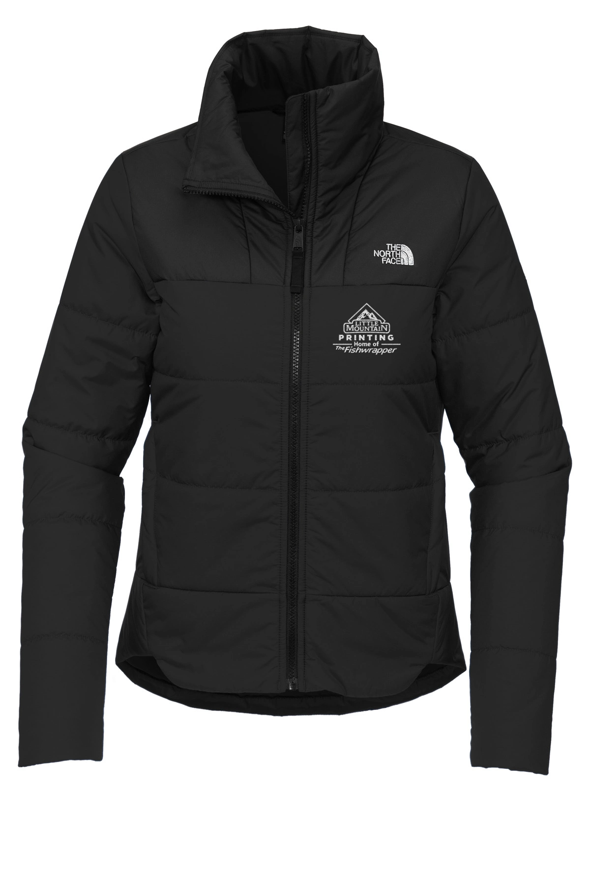 Variant Image for NF0A7V6K  - The North Face ® Women's Chest Logo Everyday Insulated Jacket - LMP - 1 Color - White - Website Little Mountain Printing