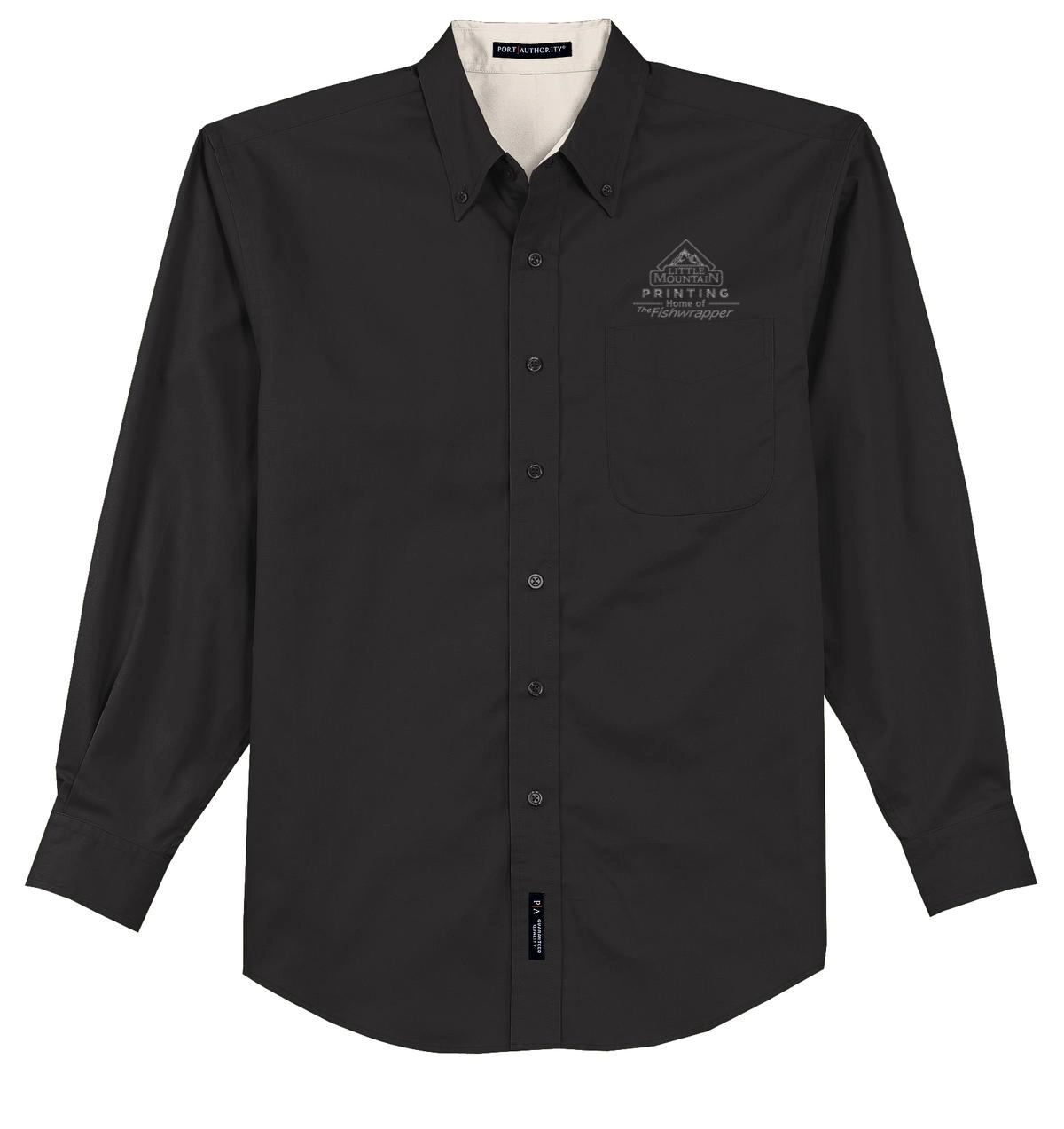 Variant Image for S608 - Port Authority® Long Sleeve Easy Care Shirt - LMP - 1 Color - Two Tone - Website Little Mountain Printing