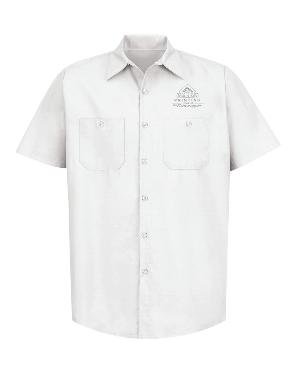 Variant Image for SP24 - Red Kap Industrial Short Sleeve Work Shirt - LMP - 1 Color - Two Tone - Website Little Mountain Printing