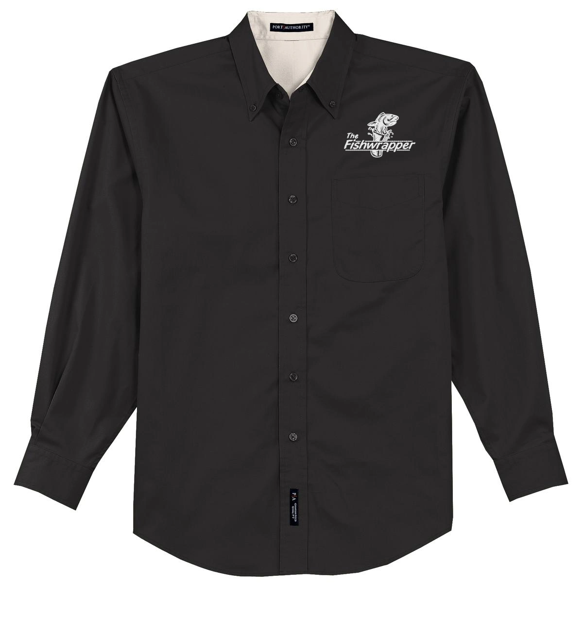 Variant Image for TLS608 - Port Authority® Tall Long Sleeve Easy Care Shirt - FW - 1 Color White - Website Little Mountain Printing