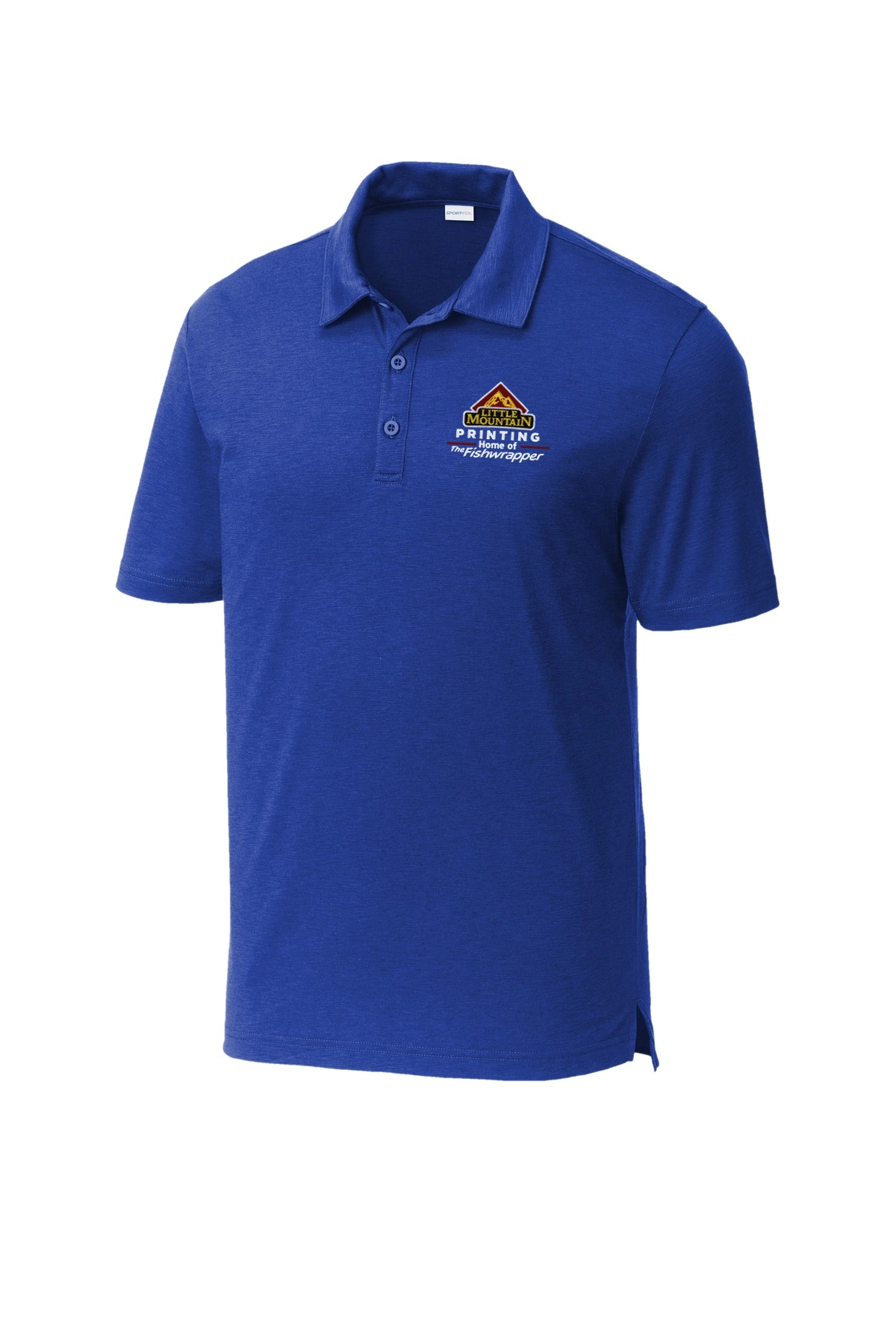Variant Image for ST530 - Sport-Tek ® PosiCharge ® Strive Polo - LMP - 3 Color - Maroon,White,Gold - Website Little Mountain Printing