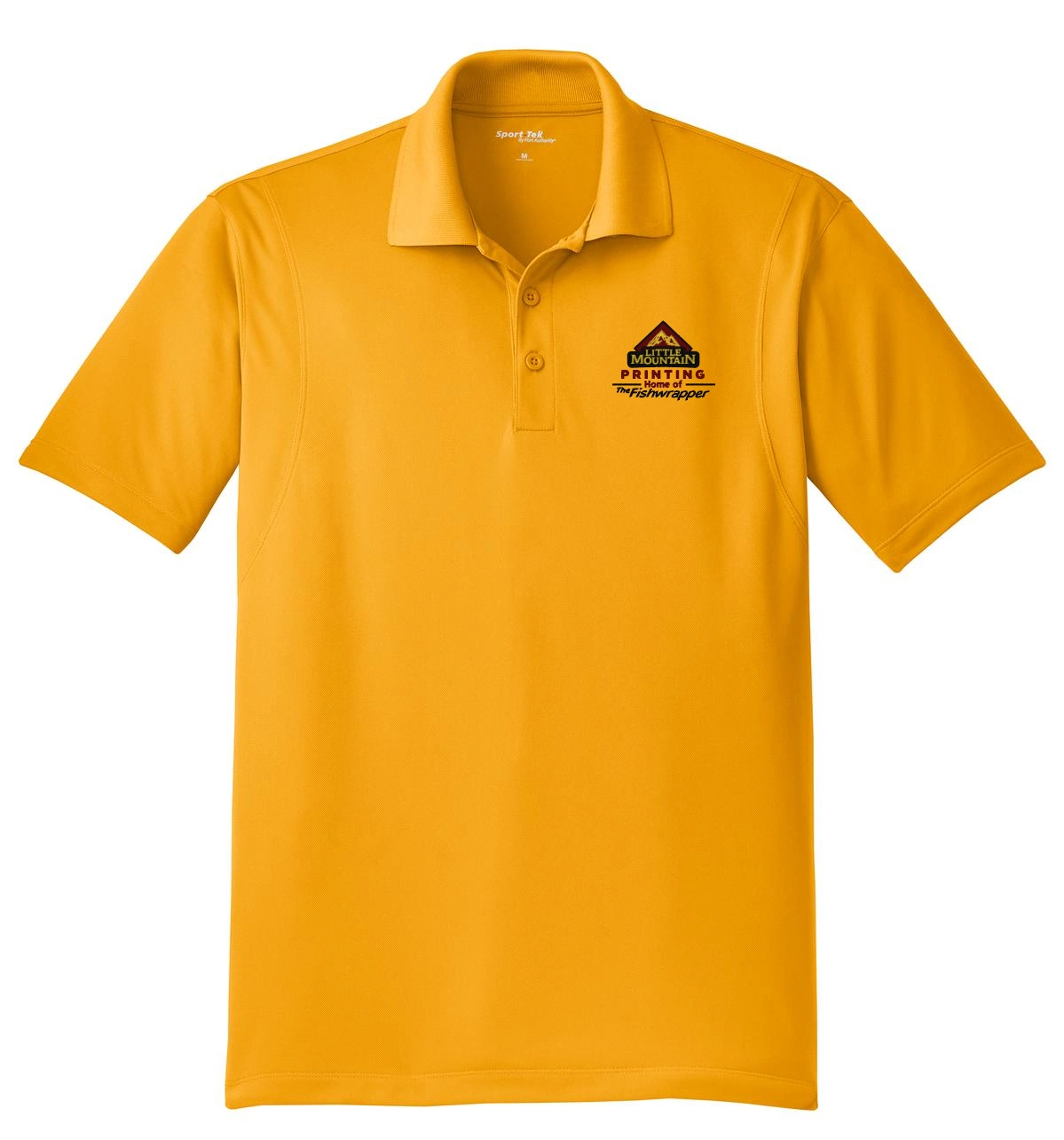 Variant Image for ST650 - Sport-Tek® Micropique Sport-Wick® Polo - LMP - 3 Color - Maroon,Black,Gold - Website Little Mountain Printing