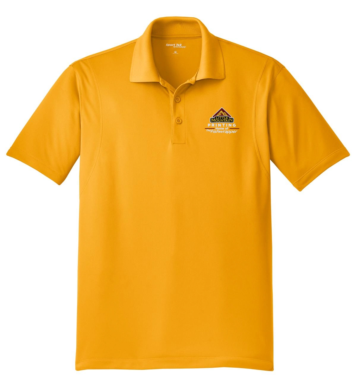 Variant Image for ST650 - Sport-Tek® Micropique Sport-Wick® Polo - LMP - 3 Color - Maroon,White,Gold - Website Little Mountain Printing
