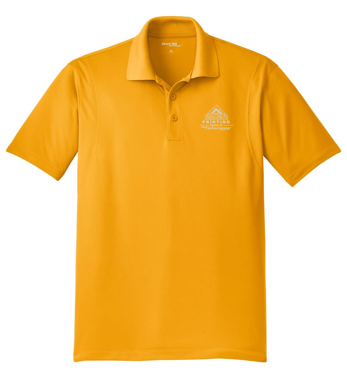 Variant Image for ST650 - Sport-Tek® Micropique Sport-Wick® Polo - LMP - 1 Color - White - Website Little Mountain Printing