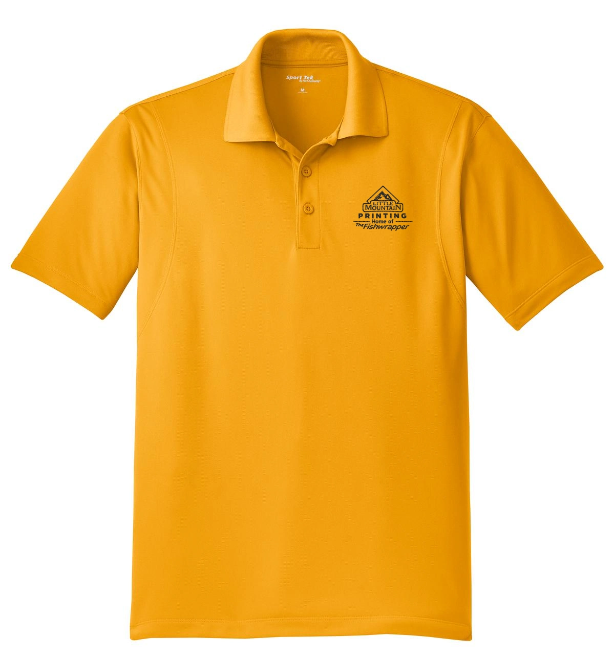 Variant Image for ST650 - Sport-Tek® Micropique Sport-Wick® Polo - LMP - 1 Color - Black - Website Little Mountain Printing