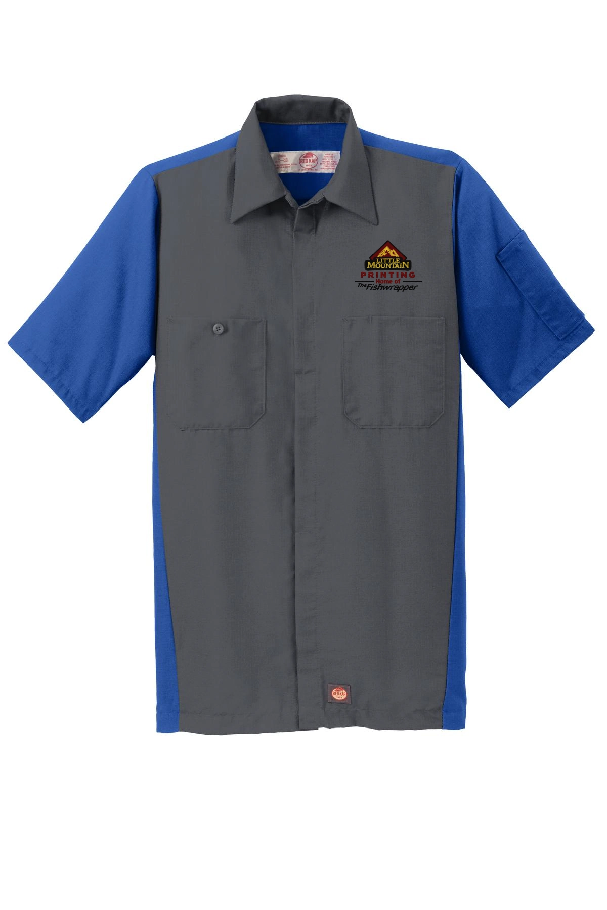 Variant Image for SY20 - Red Kap - Short Sleeve Automotive Crew Shirt - LMP - 3 Color - Maroon,Black,Gold - Website Little Mountain Printing