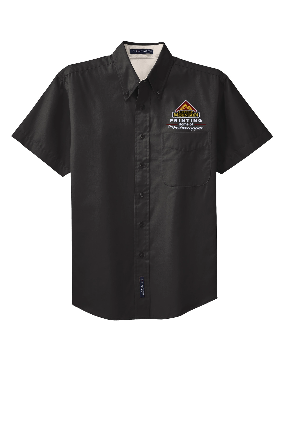 Variant Image for TLS508 - Port Authority® Tall Short Sleeve Easy Care Shirt. - LMP - 3 Color - Maroon,White,Gold - Website Little Mountain Printing