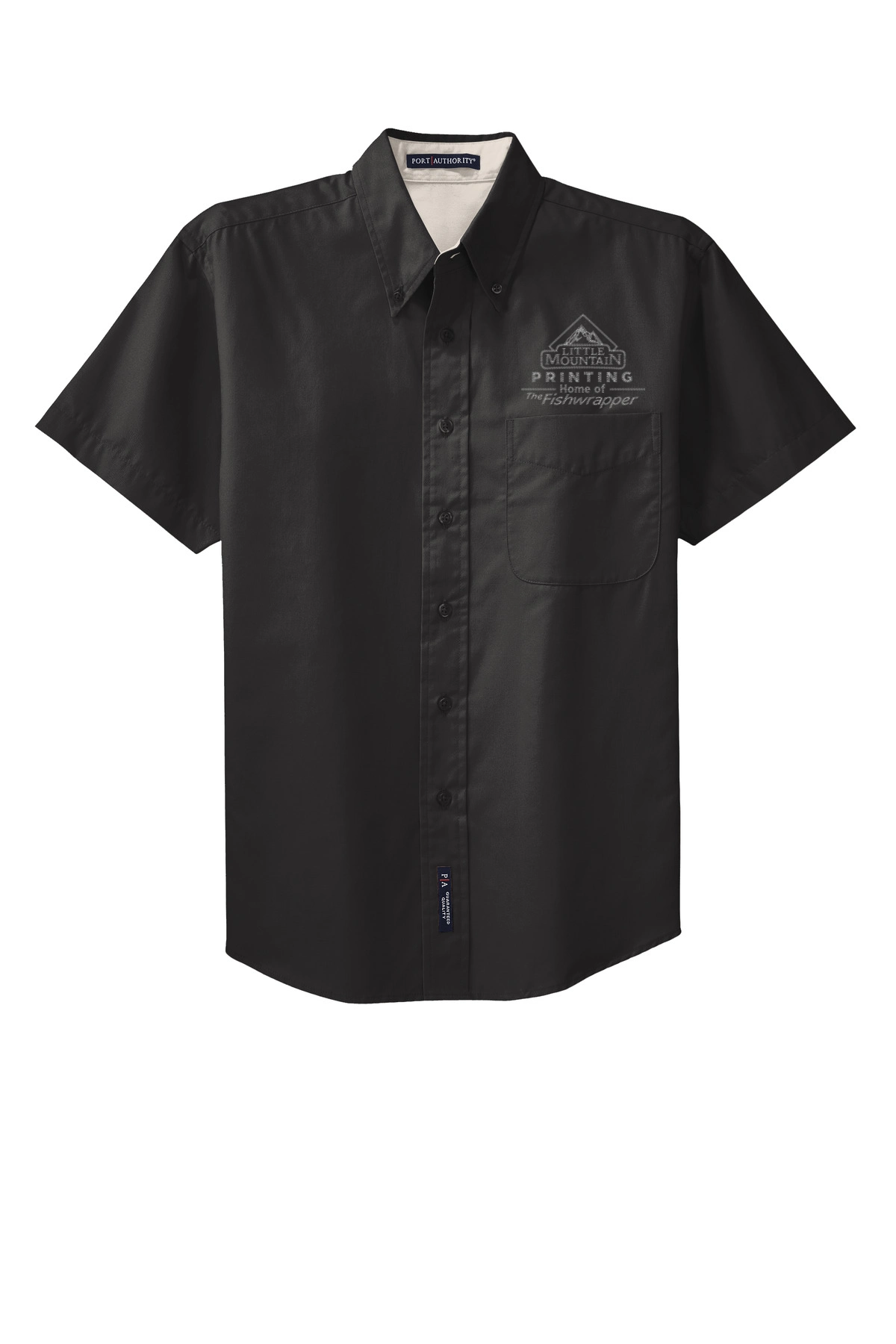 Variant Image for TLS508 - Port Authority® Tall Short Sleeve Easy Care Shirt. - LMP - 1 Color - Two Tone - Website Little Mountain Printing
