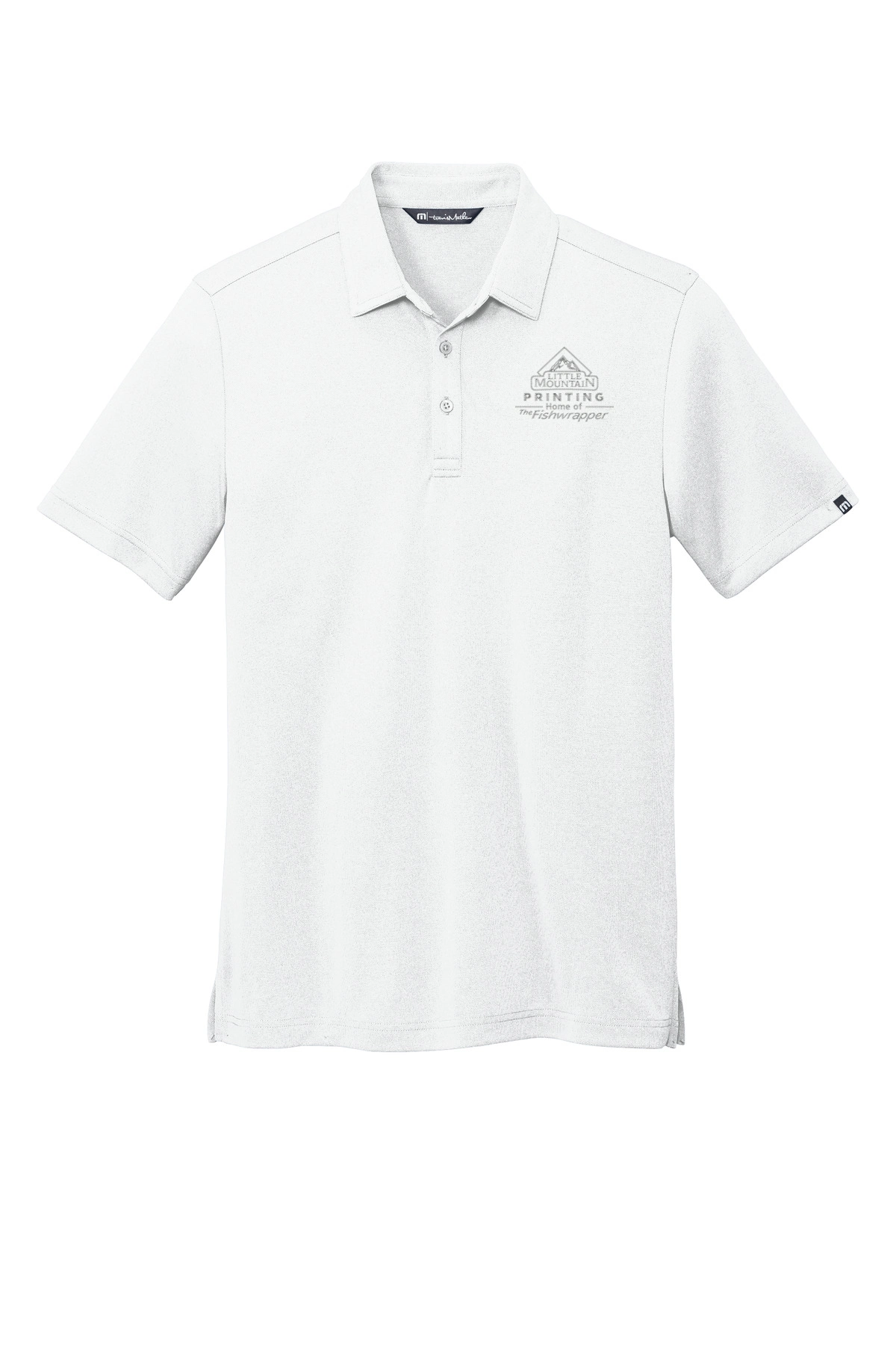 Variant Image for TM1MU410 - TravisMathew Coto Performance Polo - LMP - 1 Color - Two Tone - Website Little Mountain Printing