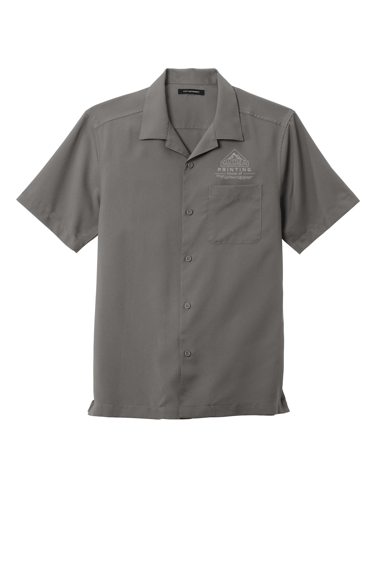 Variant Image for W400 - Port Authority ® Short Sleeve Performance Staff Shirt - LMP - 1 Color - Two Tone - Website Little Mountain Printing