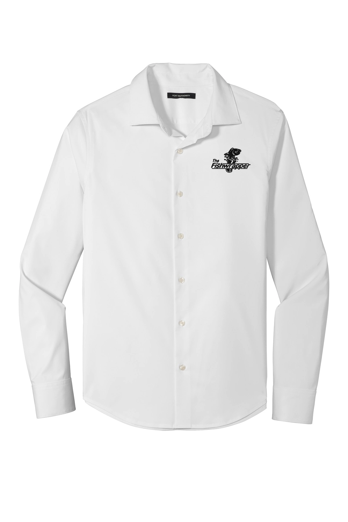 Variant Image for W680 - Port Authority ® City Stretch Shirt - FW - 1 Color Black - Website Little Mountain Printing