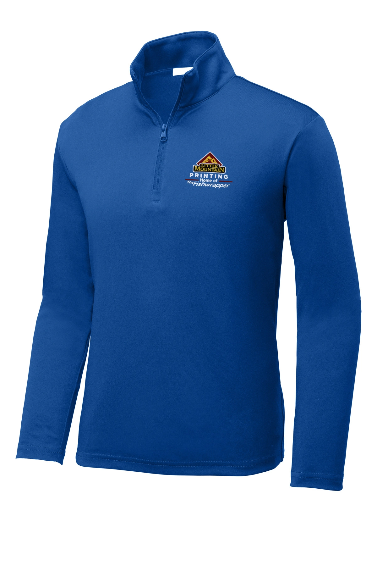 Variant Image for YST357 - Sport-Tek ®Youth PosiCharge ®Competitor ™1/4-Zip Pullover - LMP - 3 Color - Maroon,White,Gold - Website Little Mountain Printing