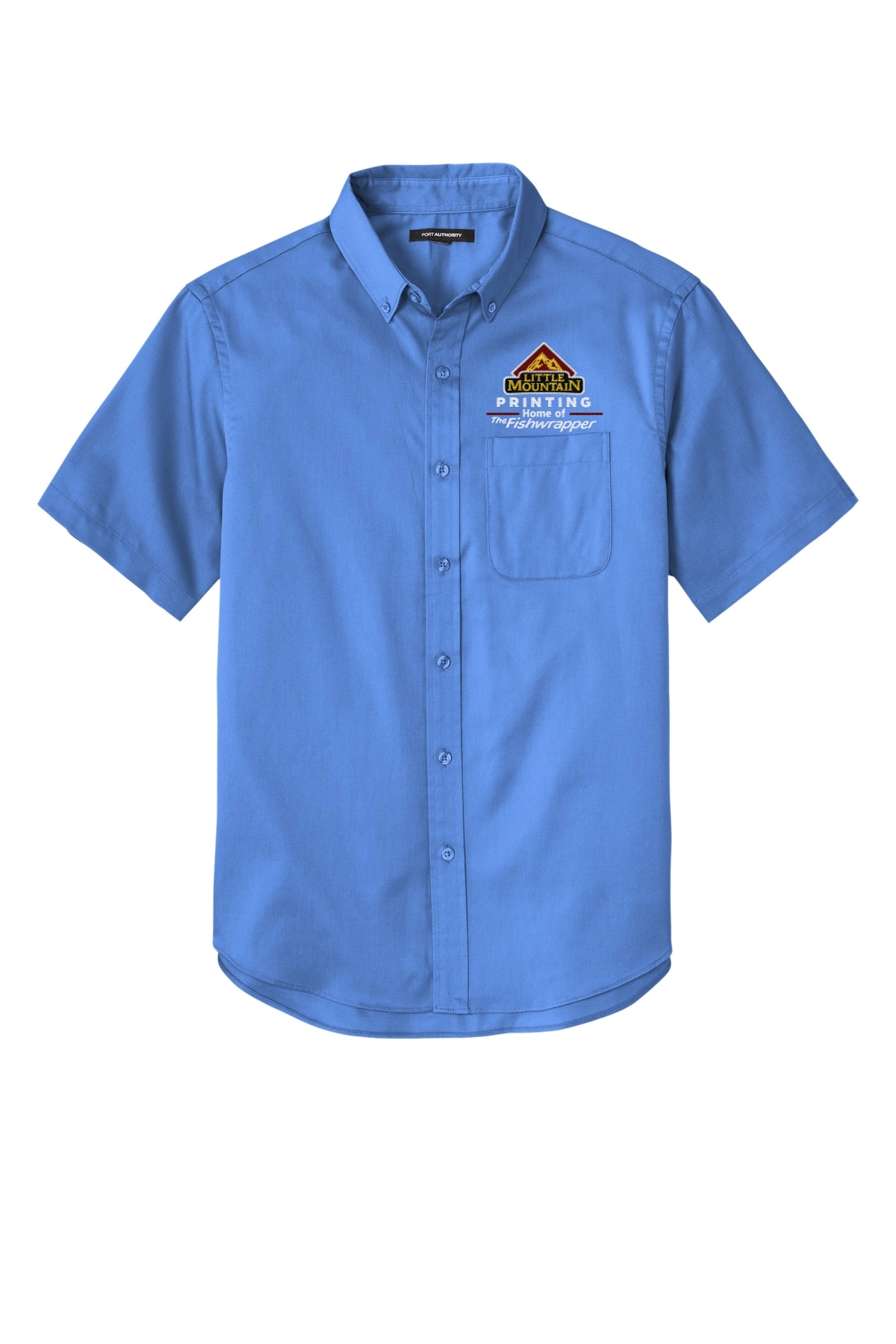 Variant Image for W809 - Port Authority® Short Sleeve SuperPro React™Twill Shirt - LMP - 3 Color - Maroon,White,Gold - Website Little Mountain Printing