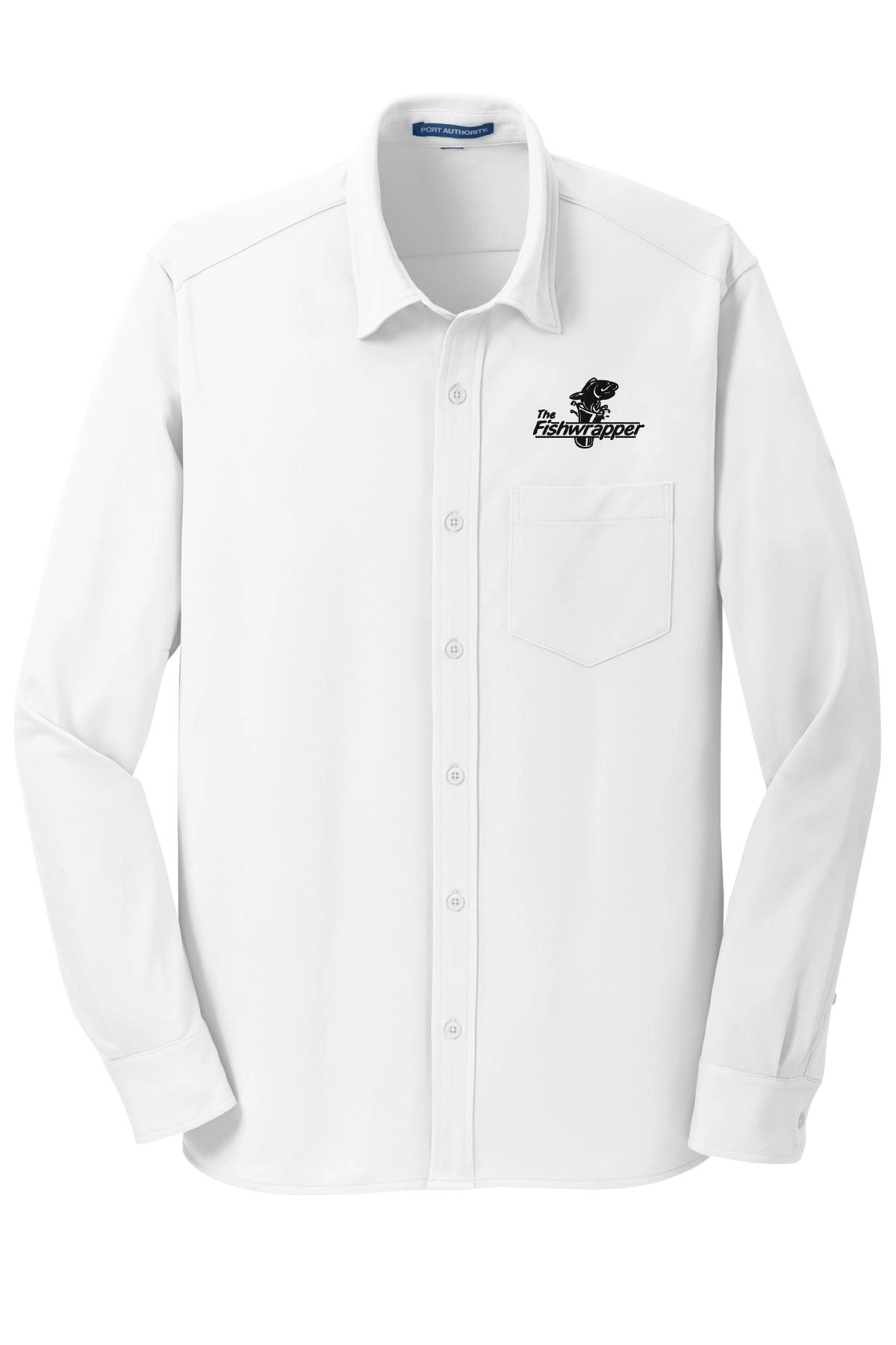 Variant Image for K570 - Port Authority® Dimension Knit Dress Shirt. - FW - 1 Color Black - Website Little Mountain Printing